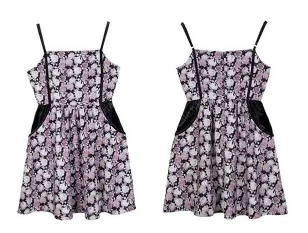 SINOON シヌーン フラワー パータン ミニ ONE PIECE