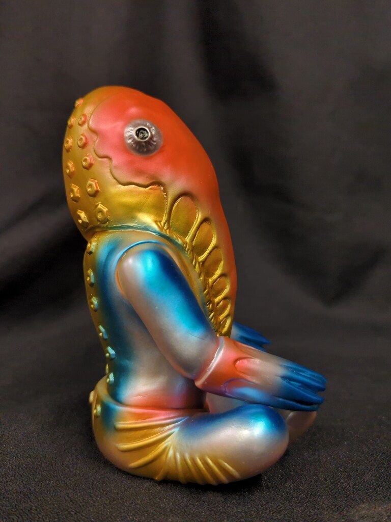 ブルマァク メトロン星人 ちゃぶ台付き 怪獣シリーズ メタリック