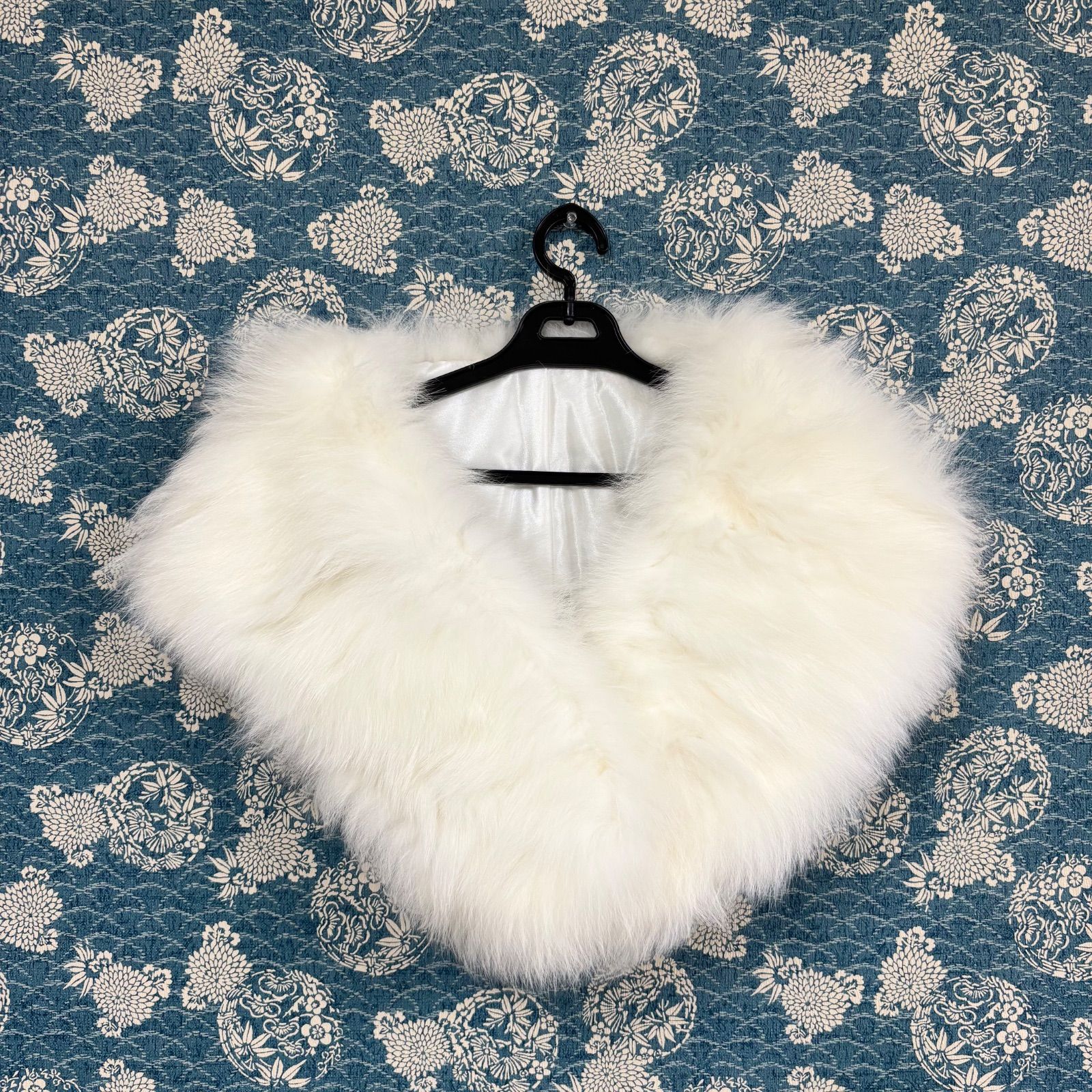 ︎ フォックスショール ファー 毛皮 ホワイト 成人式 振袖 正月 結婚式