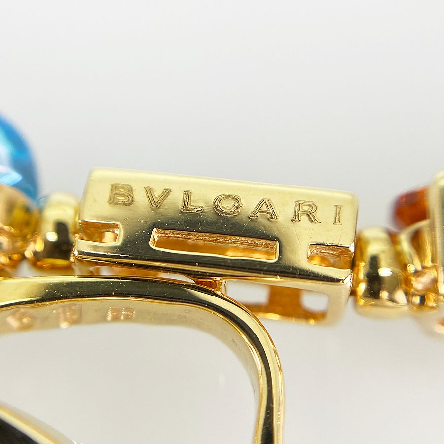 ブルガリ BVLGARI アレグラ K18YG ダイヤモンド パール マルチストーン ピアス ss FORTGASGNV_COM_BR