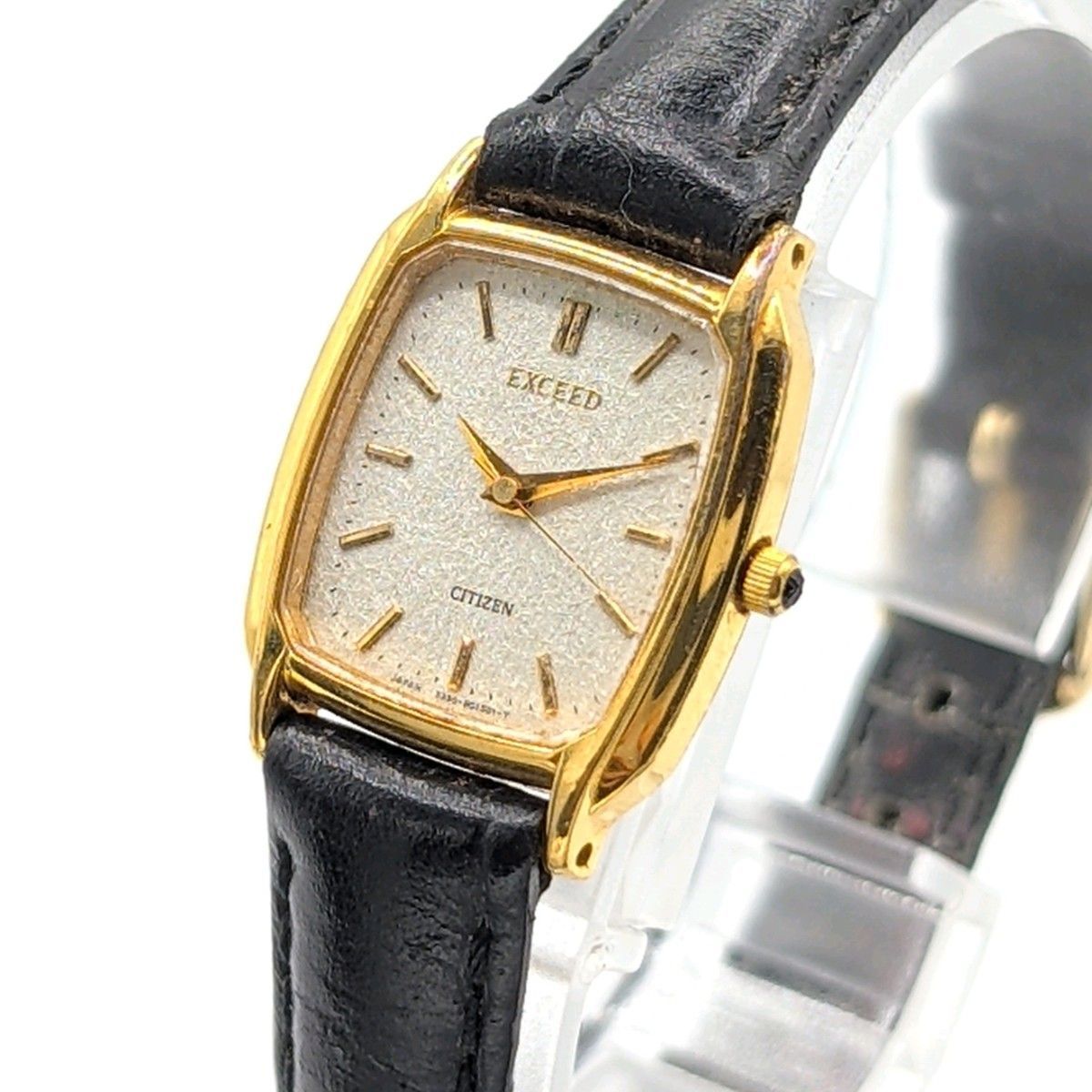 CITIZEN EXCEED Watch quartz 3330-H00141 Ladies Gold Vintage