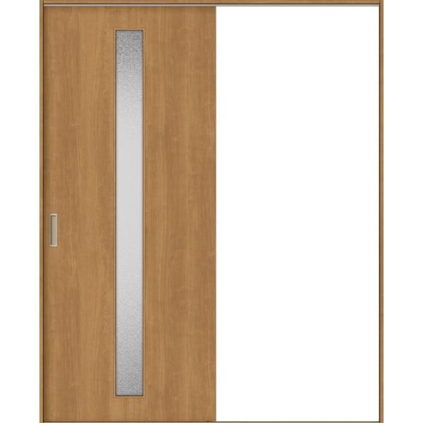 TA 室内引戸 Vレール方式 片引戸標準タイプ 鍵なし DSKH-EGA 1620 W 1 644mm × H 2 023mm NC枠 固定枠 LIXIL リクシル カスミガラス NC140 シリンダー錠 ツバ無薄敷居 左勝手