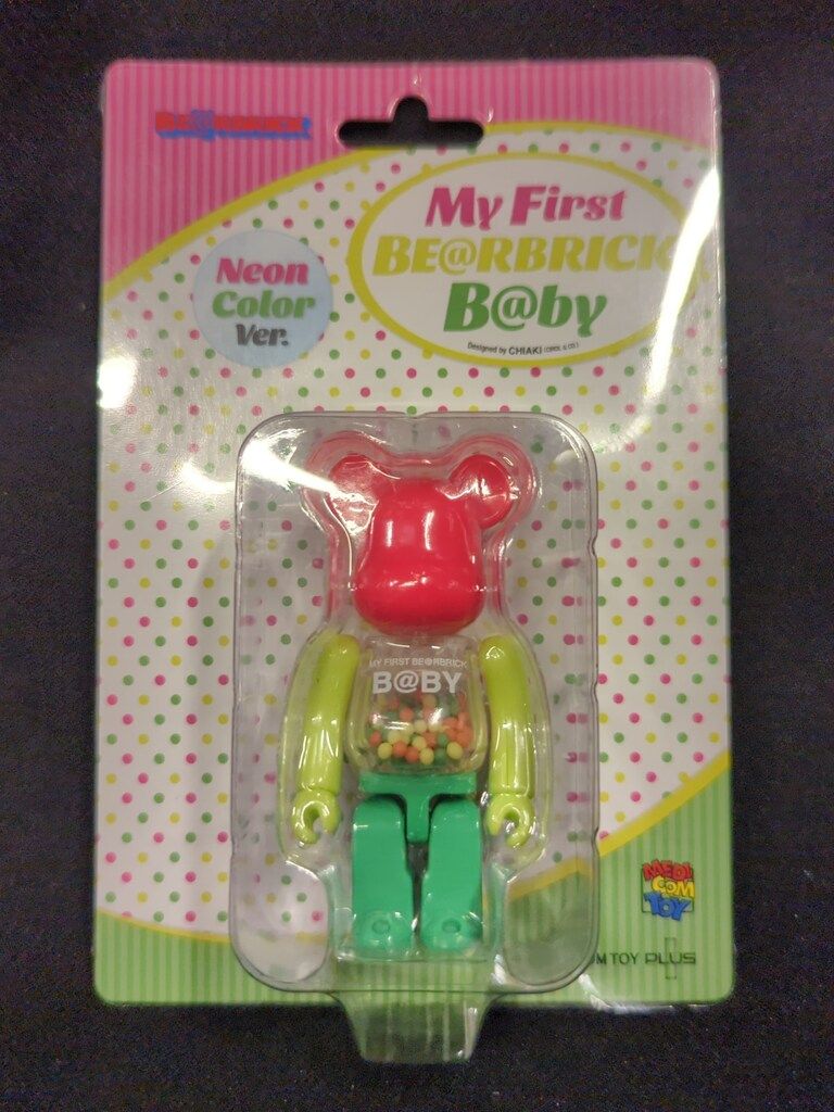 MEDICOM TOY MY FIRST BE RBRICK B BY NEON Ver.