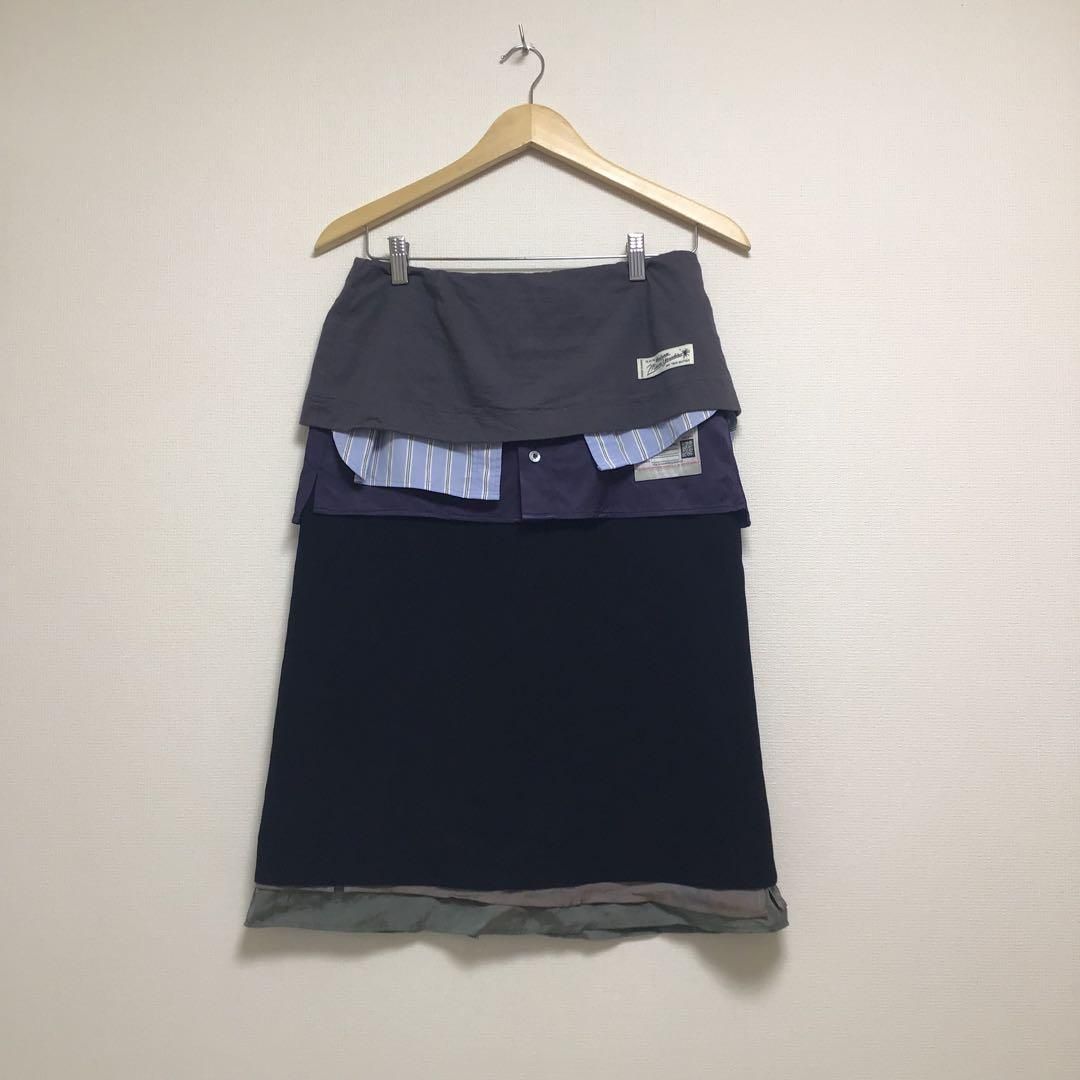MAISON MIHARA YASUHIRO メゾンミハラヤスヒロ マルチレイヤードスカート サイズM