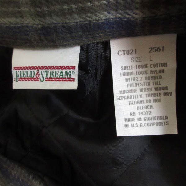 ネルシャツ キルティングライナー付き