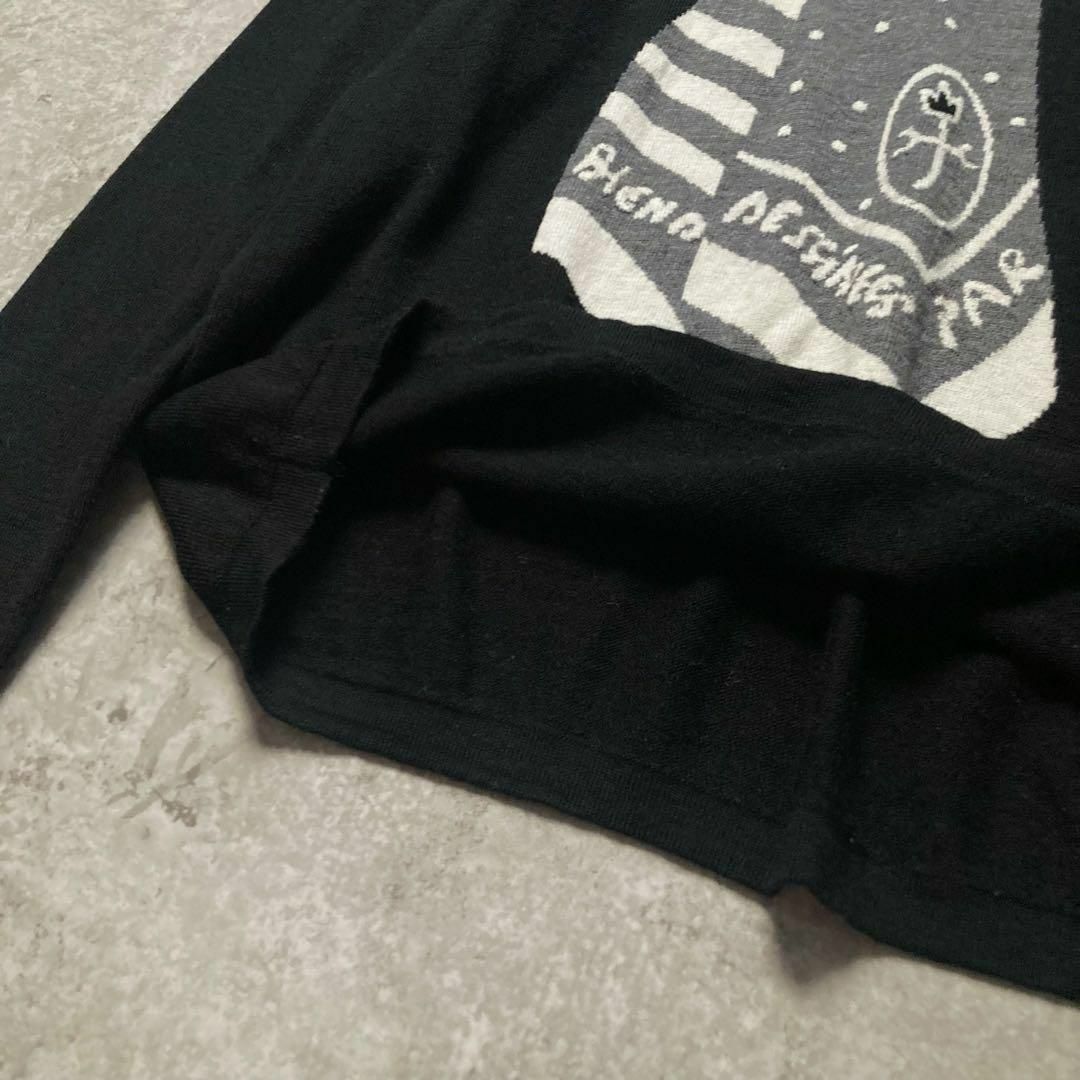 クルーネック 両面デザイン