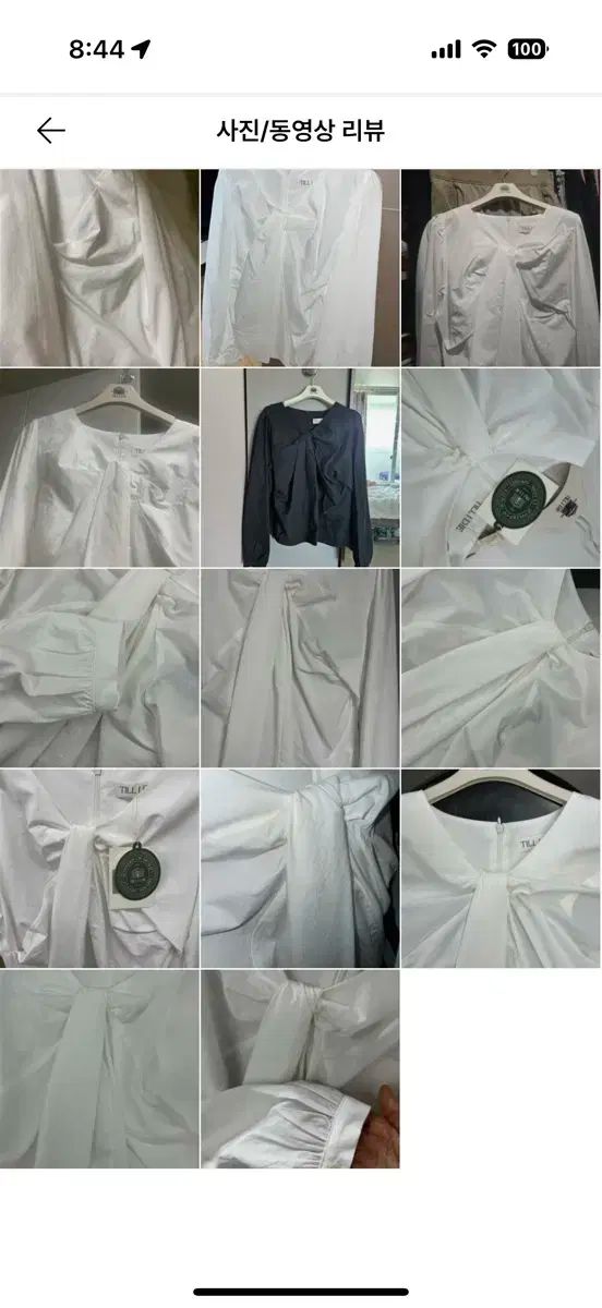  ティルアイダイ リボン結び ブラウス 長袖 シャツ ブラウス