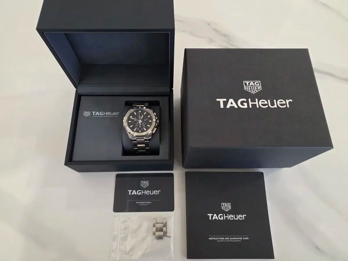 TAG Heuer タグ ホイヤー アクア레이서 CAY 1110 0 クロノグラフ スチールクオーツ 43 MM