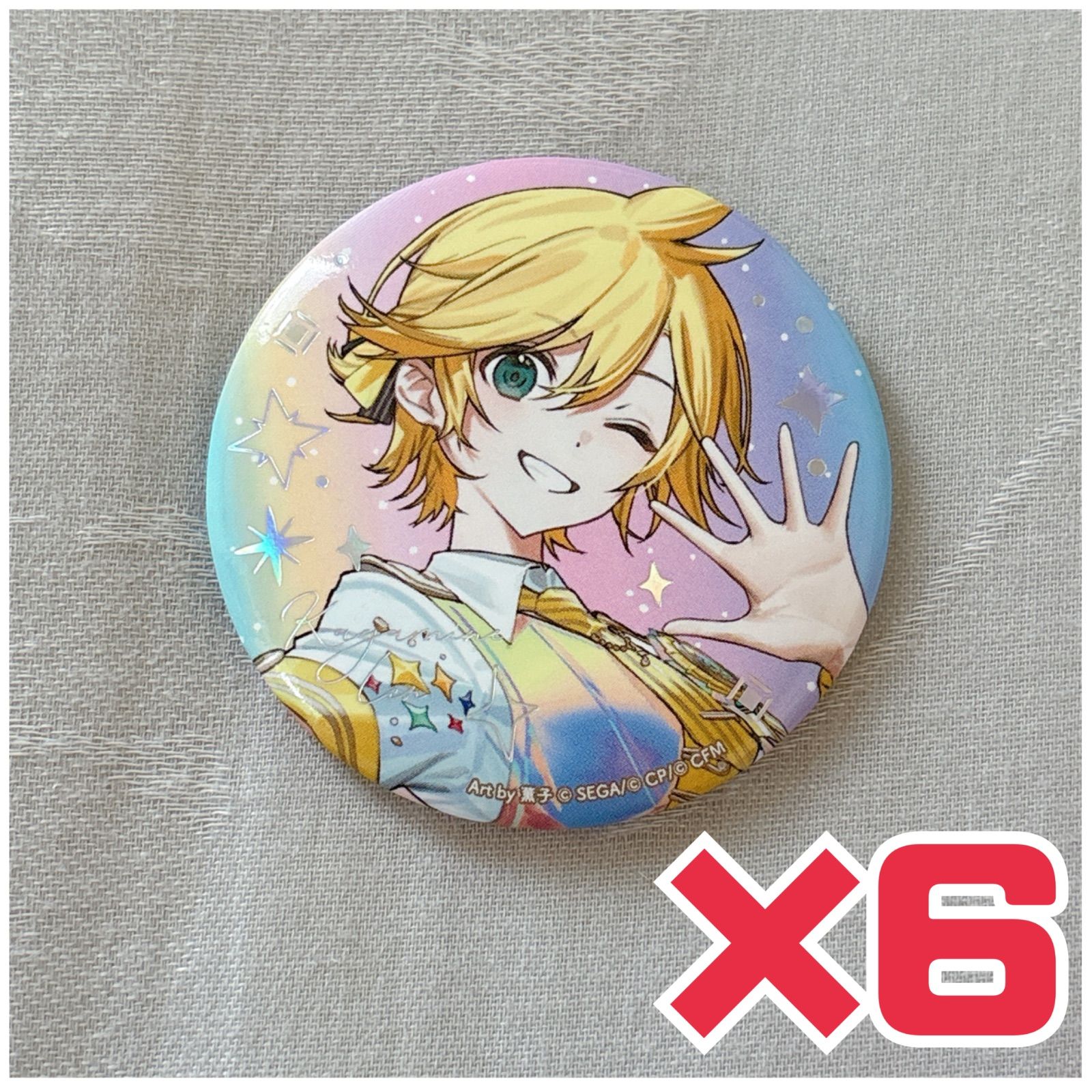 プロセカ 5th 5周年 感謝祭 缶バッジ 鏡音レン 6個セット - メルカリ