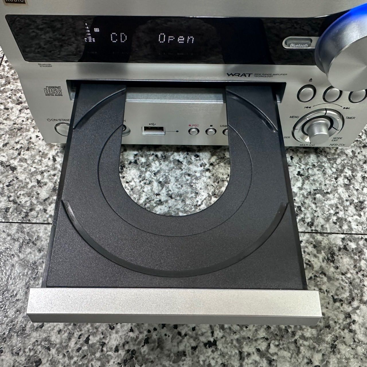 ジャンク ONKYO オンキョー X-NFR7TX コンポ 木目 音響機器 ジャンク CD SD USB レシーバー スピーカー Bluetooth〇