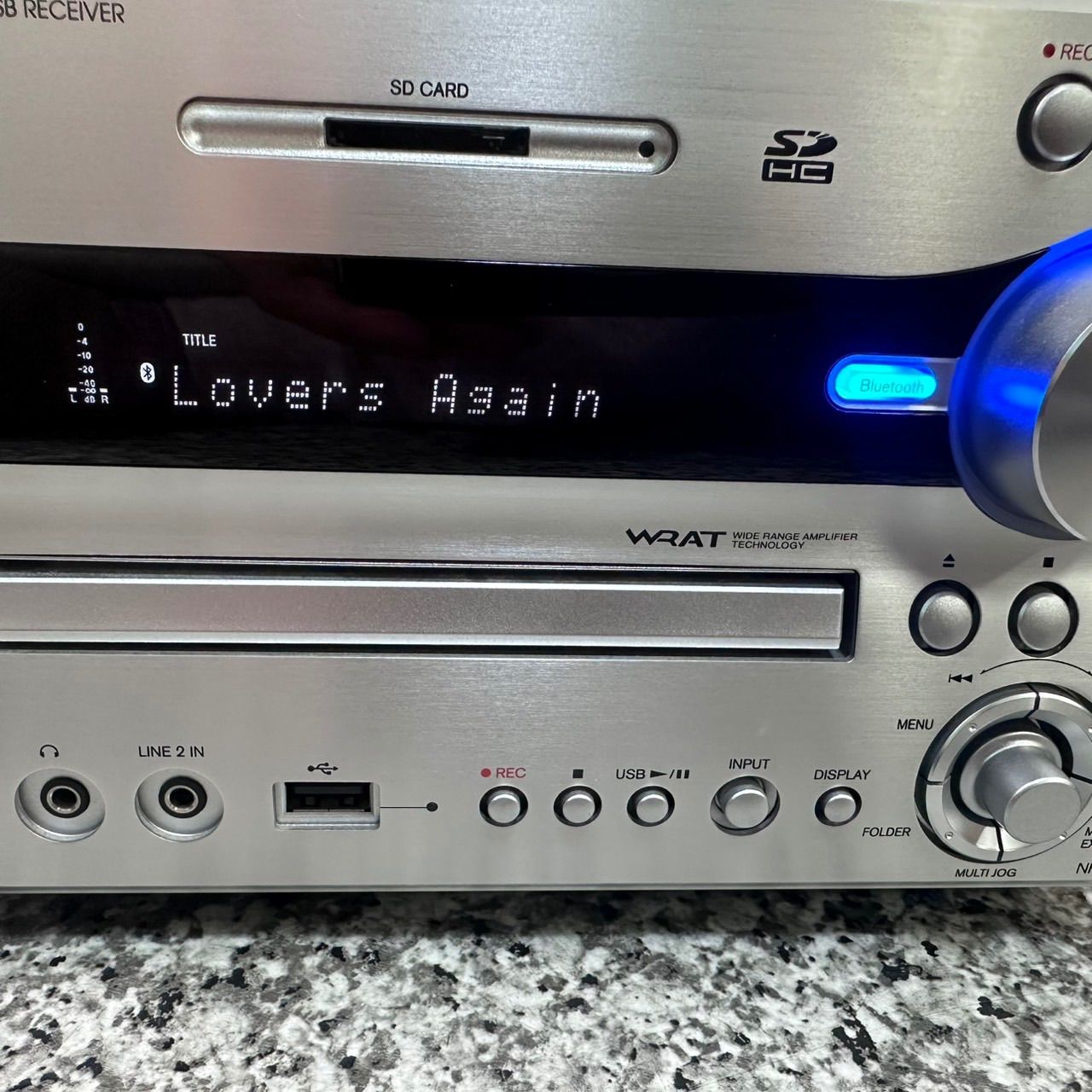 訳あり ジャンク ONKYO オンキョー X-NFR7TX コンポ 木目 音響機器