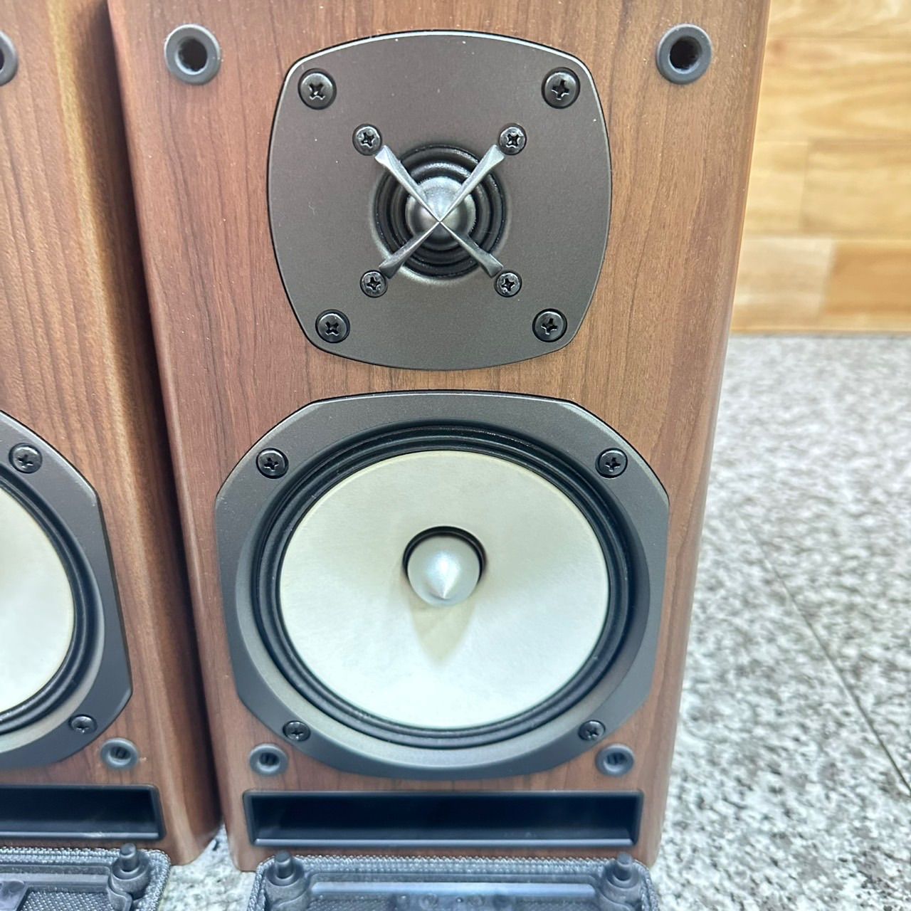 ONKYO コンポ　ジャンク 訳あり ジャンク ONKYO オンキョー X-NFR7TX コンポ 木目 音響機器