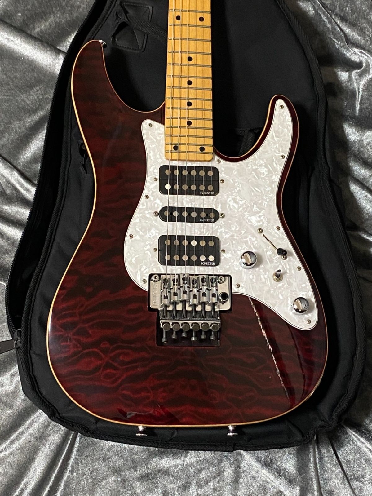 SCHECTER SD-2-24 AS シェクター 国産本格モデル アッシュボディ コイルタップ付き 定価181 500円 エレキギター