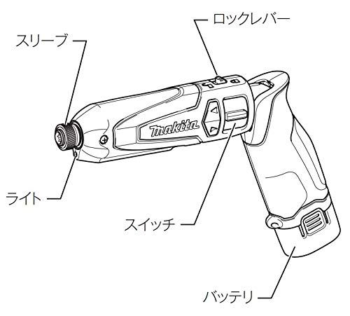 マキタ Makita 充電式ペンインパクトドライバ バッテリー 充電器付 TD021DSHSP ブルーmp