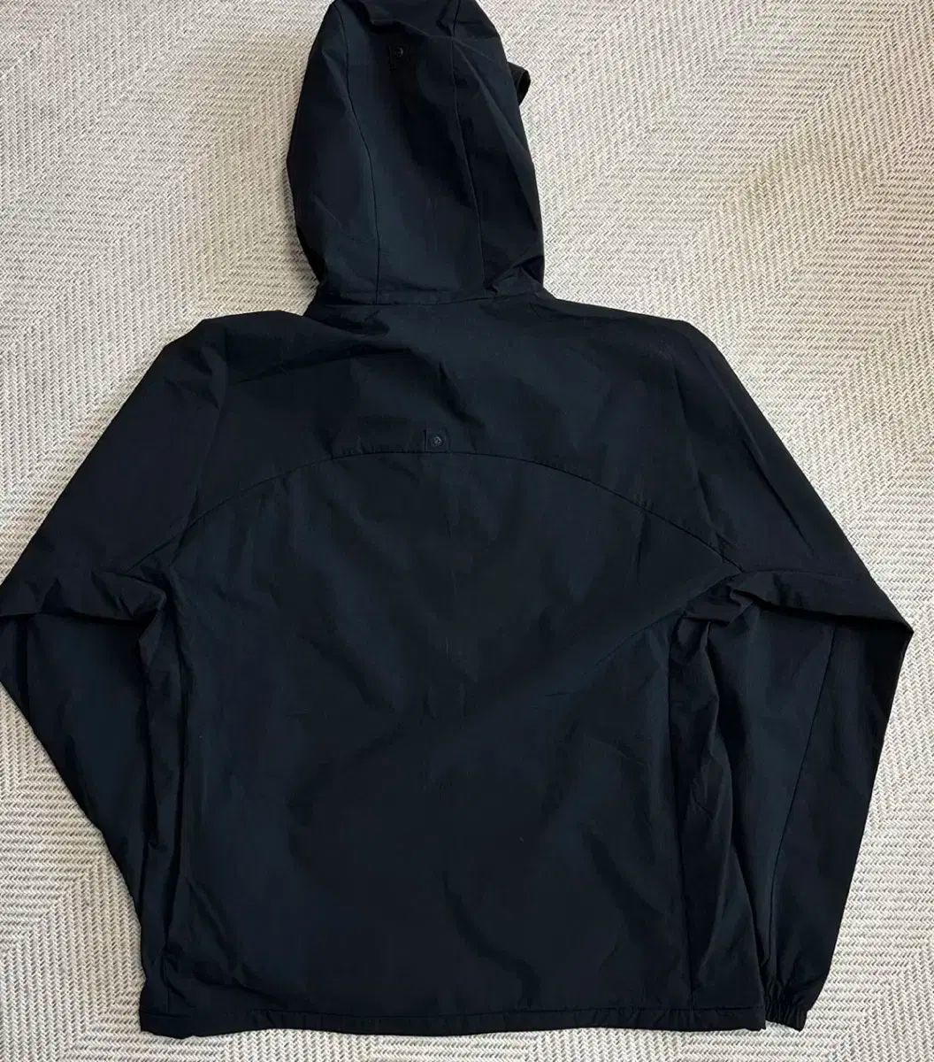 PXG ブラック フード ウィンドブレーカー ジャケット 韓国