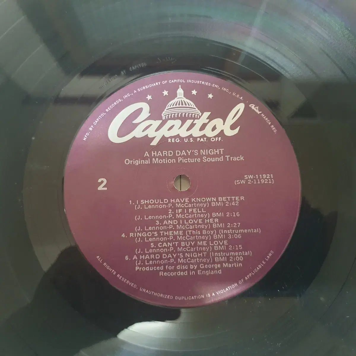 ビートルズ 3 家 LP アメリカ 早い