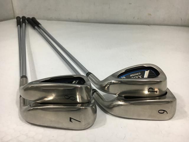 返品OK 【中古ゴルフクラブ】(4本セット)ダンロップ ゼクシオ クロス