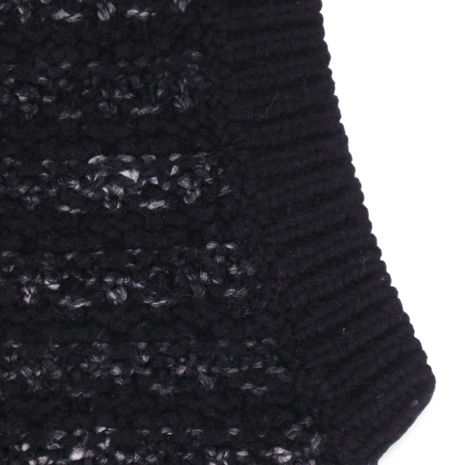 22AW☆ 23区 秋冬 アルパカ混 ウール♪ ツイード Vネック ニット