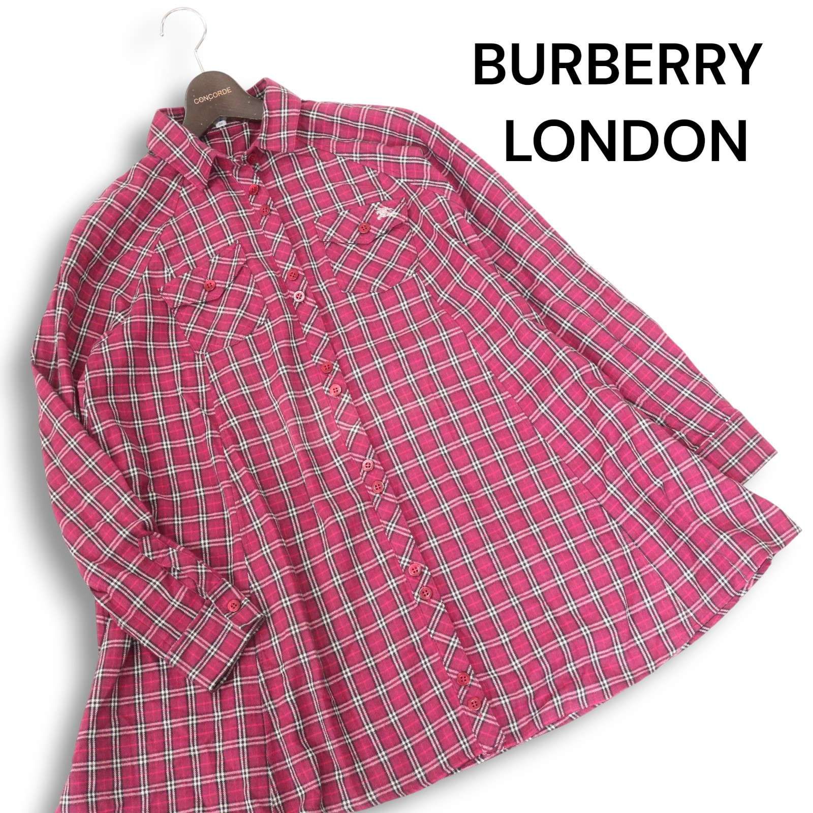 BURBERRY BLUE LABEL バーバリー ブルーレーベル ホース刺繍♪ 長袖 