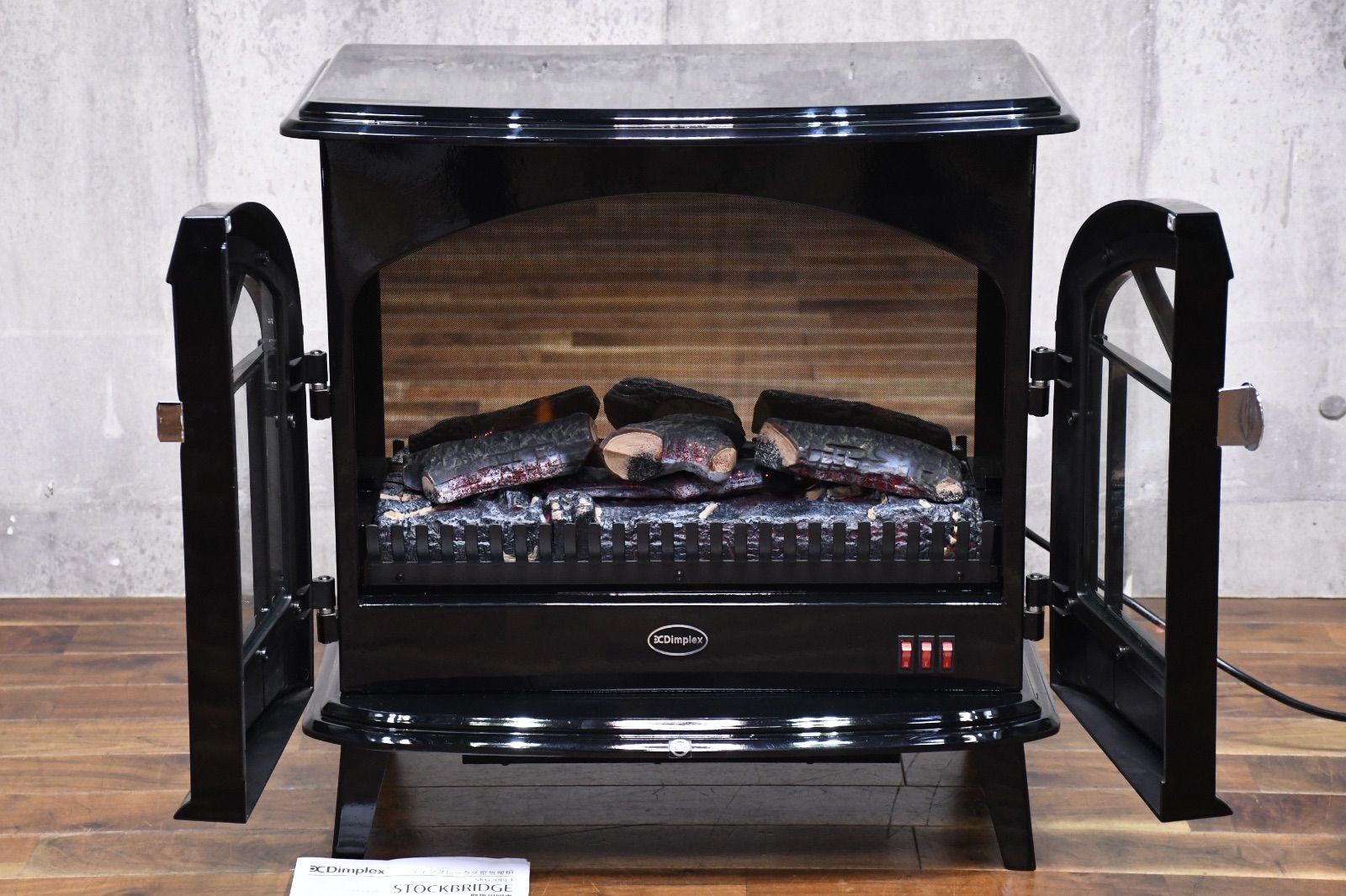 ECK140 ディンプレックス 電気暖炉 ストックブリッジ SKG20BLJ 暖炉型ファンヒーター 動作 済み 取扱説明書付き Dimplex STOCKBRIDGE