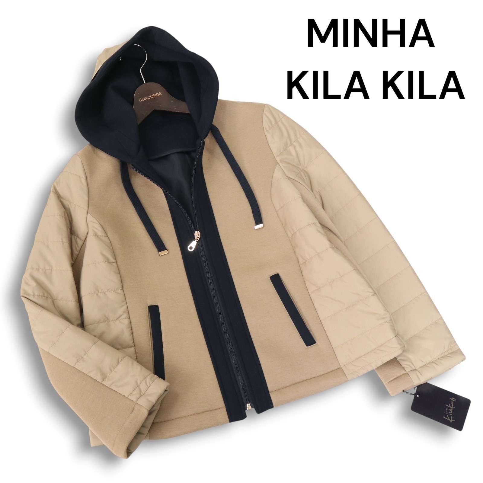 未使用☆ MINHA KILAKILA ミーニャキラキラ 秋冬☆ 中綿 切替 
