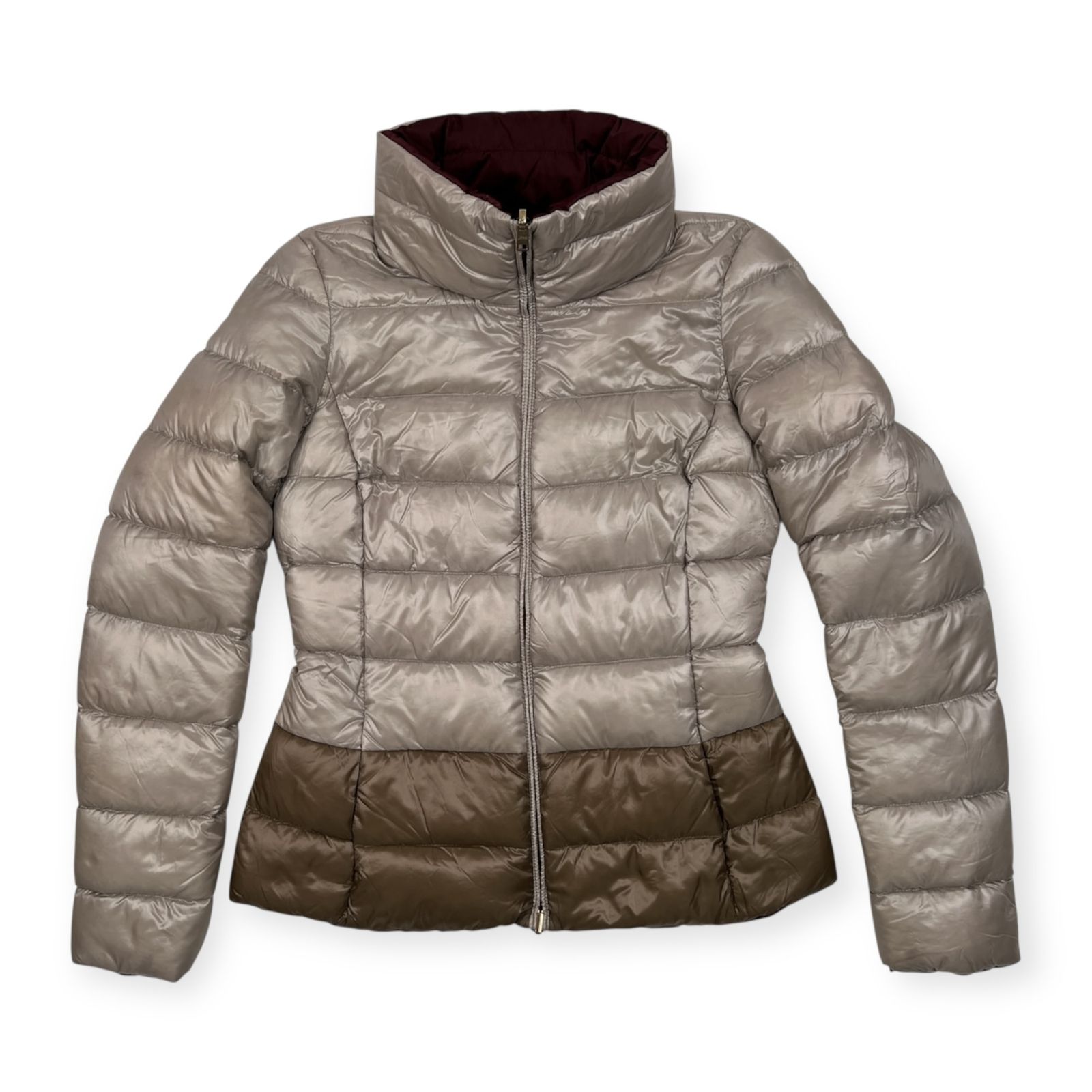 HERNO ヘルノ リバーシブル ダウンジャケット サイズ 42 レディース 株 アオイ代理