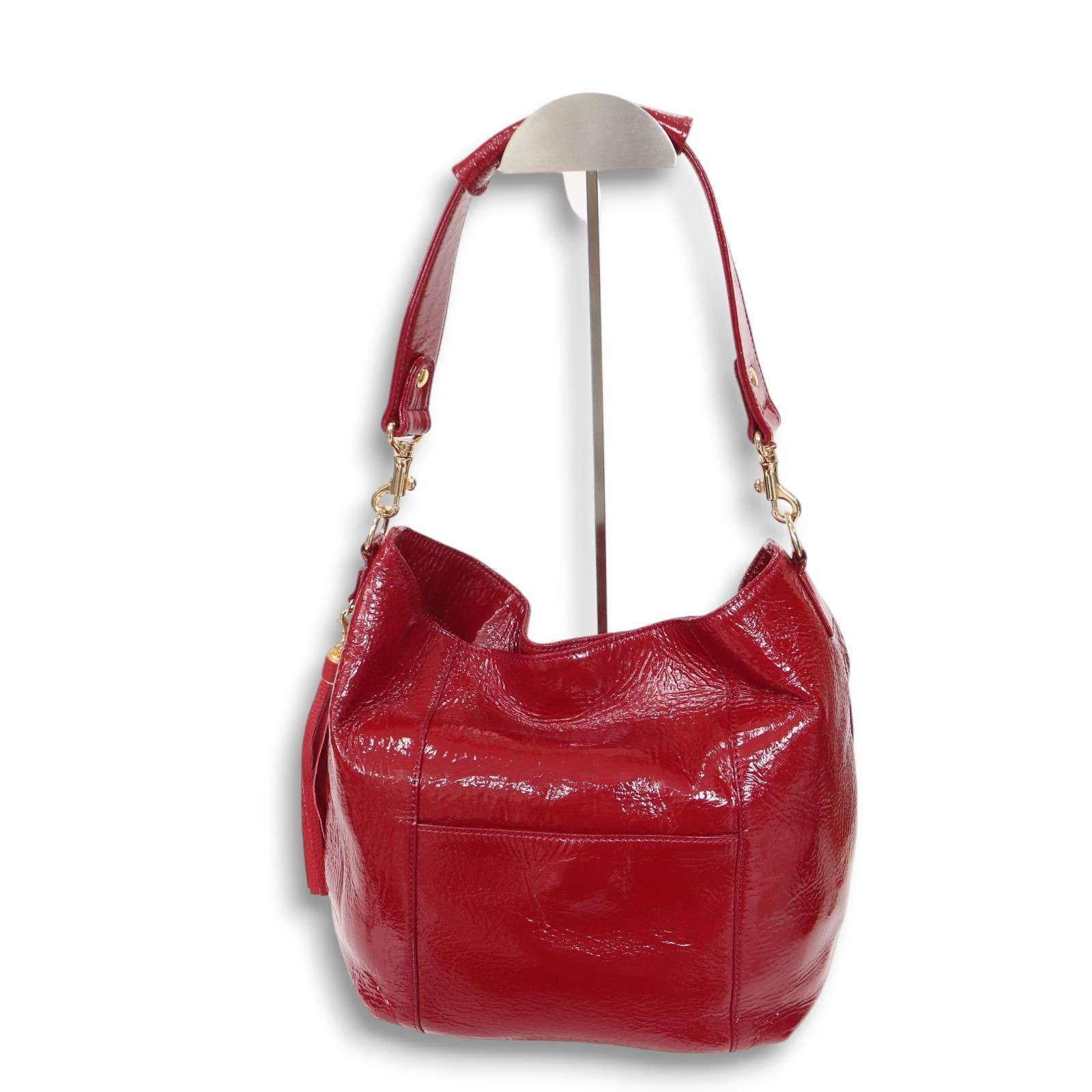 ATAO アタオ キャンディ♪ 撥水 エナメル ワンショルダー バッグ Sz.F