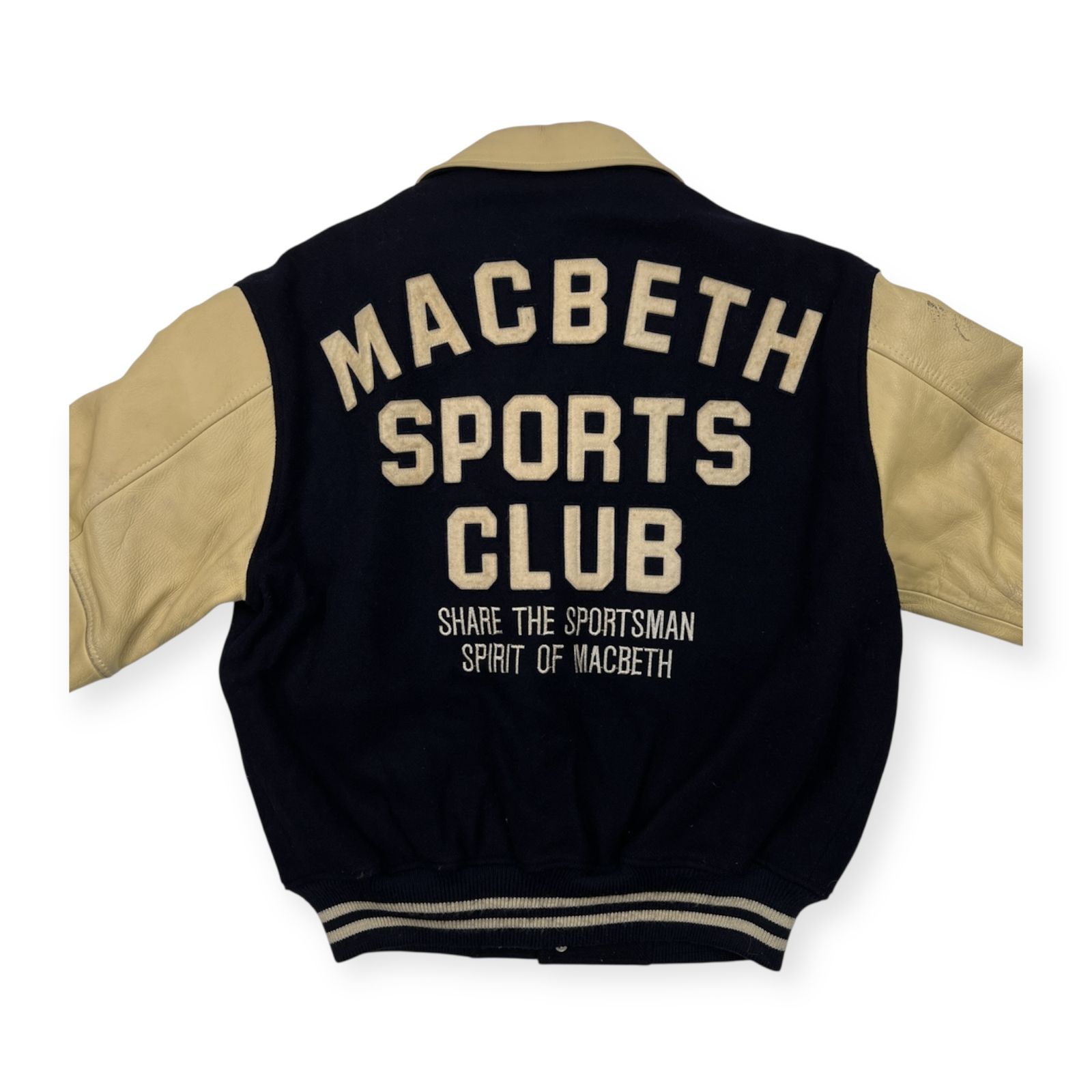 MACBETH マクベス 袖革 スタジャン 佐藤健 ヴィンテージ L レア MacBeth スタジャン MACBETH マクベス 袖革 スタジャン 佐藤健