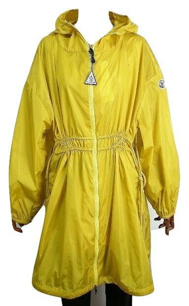 MONCLER モンクレール LICHEN リチェン レディース 2020SS 春夏 ナイロンコート スプリングコート レインコート 130 イエロー ナイロンジャケット ナイロンパーカー サイズ1 2 3 オーバーサイズ 日本女性サイズL-XXXL相当