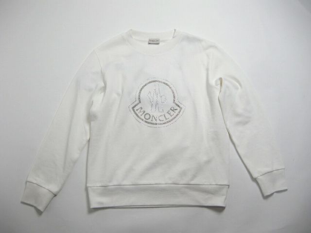 MONCLER/モンクレール/MAGLIA GIROCOLLO/ラインストーンロゴ
