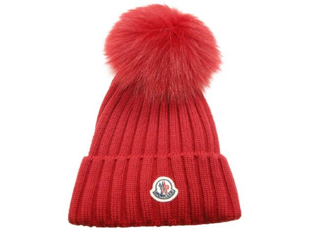 MONCLER/モンクレール/BERRETTO/フォックスファーボンボン付きニット