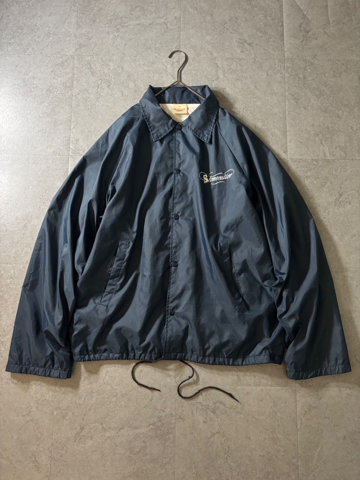 90s USA made AUBURN Coach jacket Navy L - メルカリ