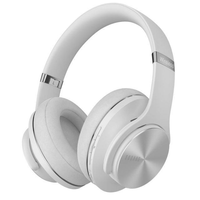 DOQAUS ドカアス ヘッドホン Bluetooth5.3 ワイヤレスヘッドホン 最大80時間連続再生 3EQサウンドモード オーバーイヤーヘッドホン マイク内蔵 有線対応 密閉型 メモリーフォーム 耳に優しい 携帯 パソコン ウォークマン対応