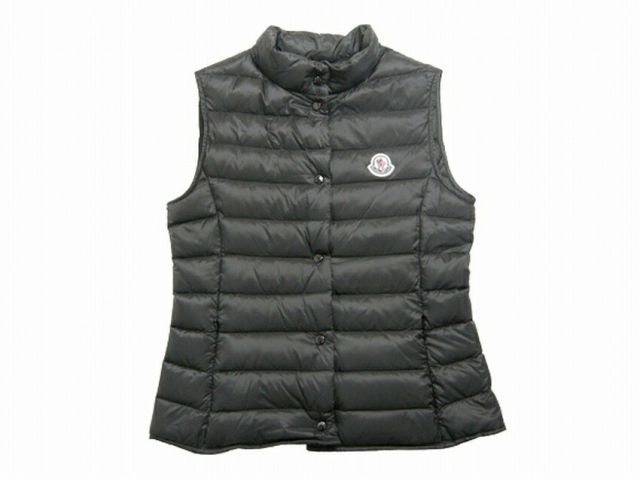 MONCLER モンクレール LIANE GILET リアン リアンヌ ライトダウンベスト ジレ DOWN VEST キッズサイズ14 A 大人着用可 KIDS 子供 2025 SS 春夏 999 ブラック 黒 レディースS相当