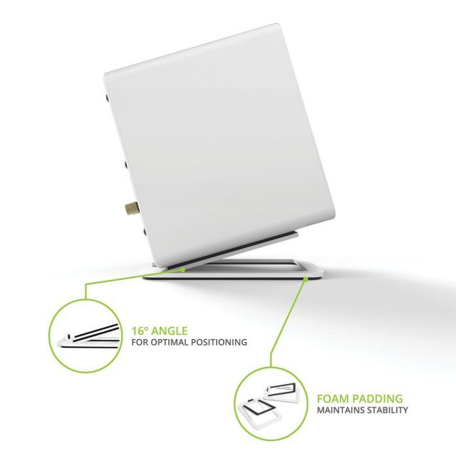  Kanto デスクスピーカースタンド S 2 ホワイト ポータブルオーディオアクセサリー ポータブルプレーヤー