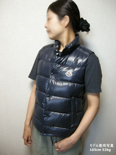 MONCLER モンクレール TIB GILET チブ ジレ ダウンベスト キッズサイズ12A 大人着用可 KIDS 子供 2020-2021AW 秋冬 DOWN VEST ジレ 742 ダークネイビー系 サイズ12A レディース00-0相当