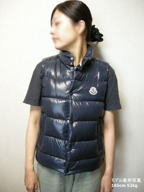 MONCLER モンクレール TIB GILET チブ ジレ ダウンベスト キッズサイズ12 A 大人着用可 KIDS 子供 2020-2021 AW 秋冬 DOWN VEST 742 ダークネイビー系 サイズ12 レディース00-0相当