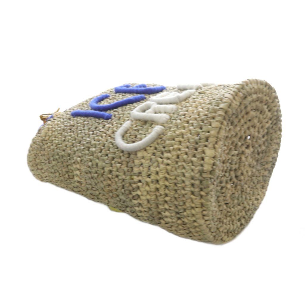 ユナイテッドアローズ UNITED ARROWS キロメートル パリ ICE CREAM TUBE バスケットバッグ かごバッグ ハンドバッグ イエロー YO21 DECORATOM_COM_BR