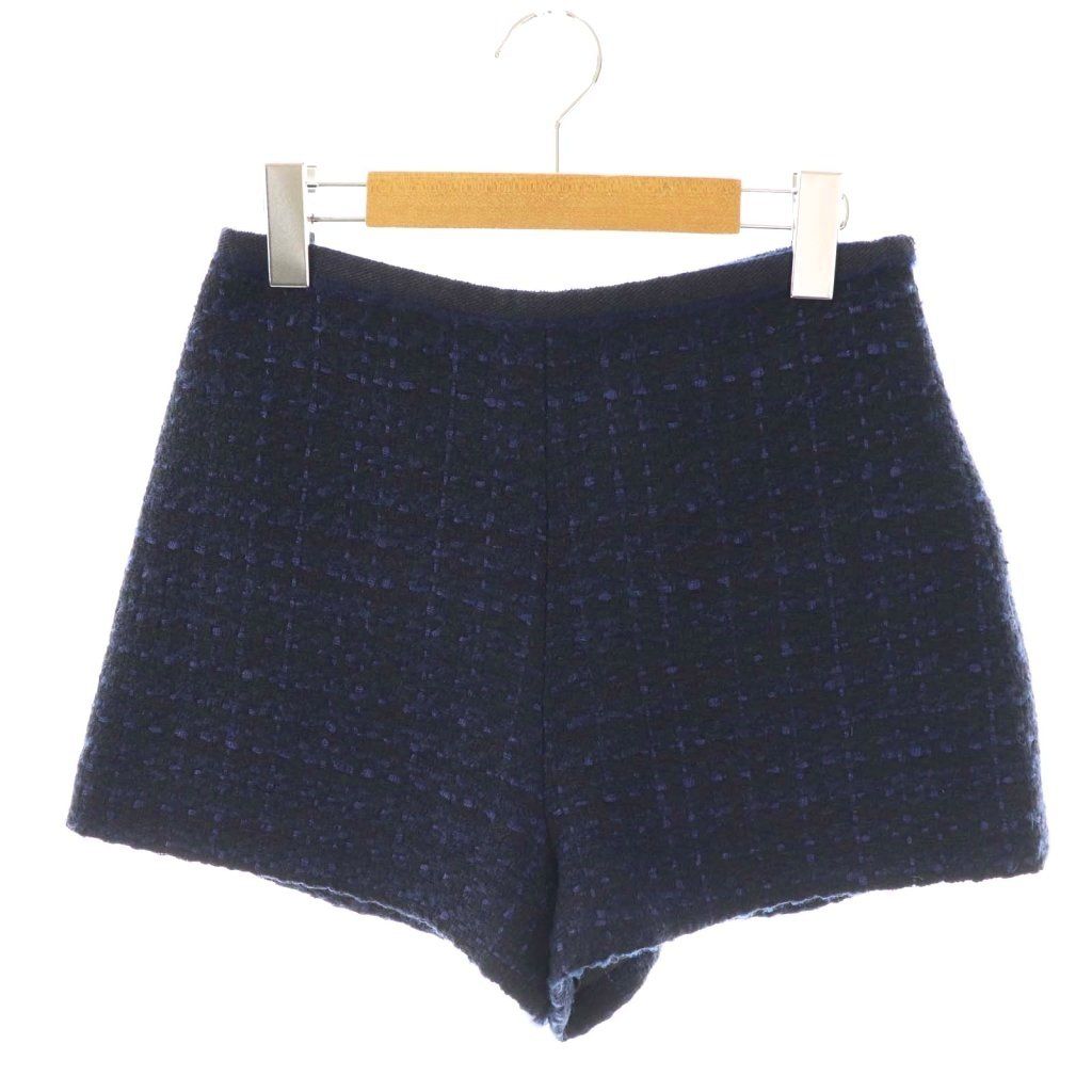 タラジャーモン TARA JARMON 25FW ツイードショートパンツ イージー ネイビー DO OS SH