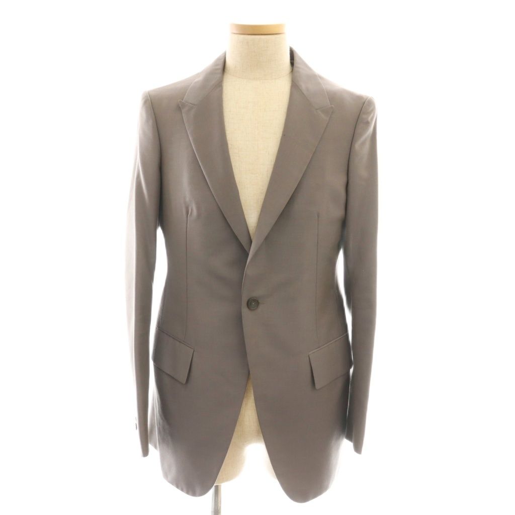 ジルサンダー JIL SANDER スーツ セットアップ テーラードジャケット パンツ 48 グレー DF OS