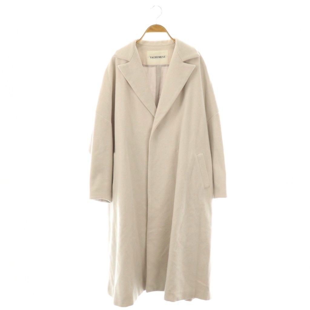 ヴァシュモン VACHEMENT ウールロングコート アウター 総裏地 F オフ