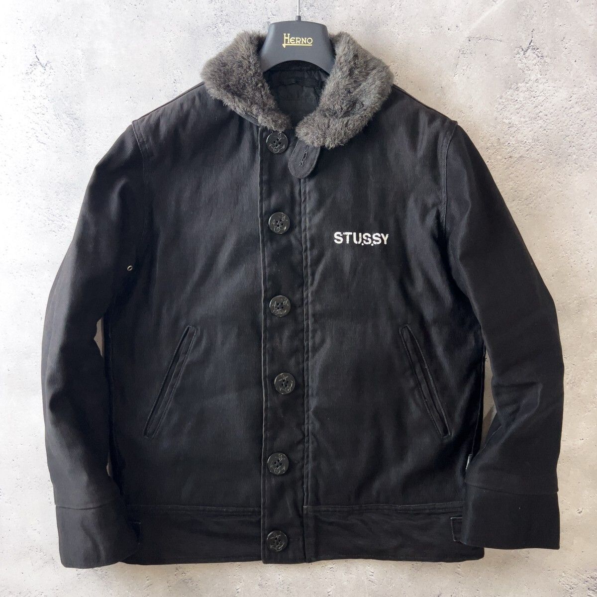 希少 Stussy ステューシー N-1 デッキジャケット ミリタリー 中綿