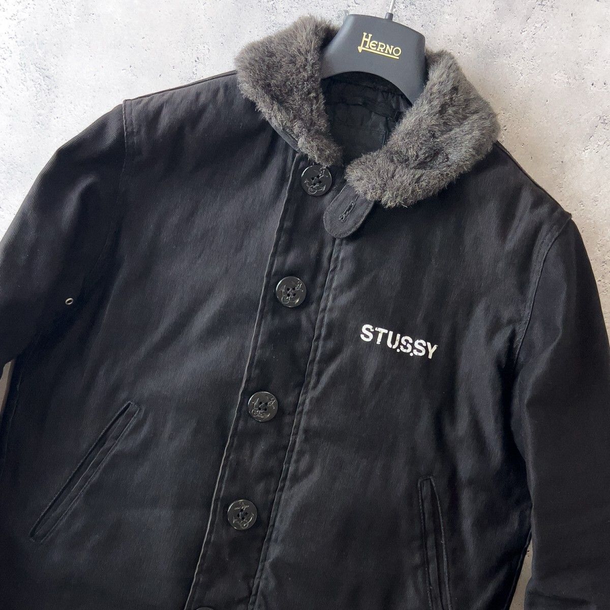 希少 Stussy ステューシー N-1 デッキジャケット ミリタリー 中綿