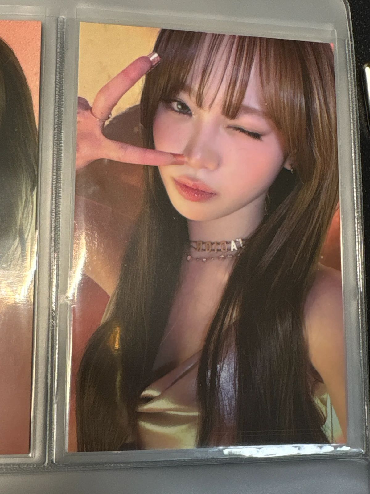 HOT 公開放送 LE SSERAFIM ユンジン サイン入り インスタントフォト