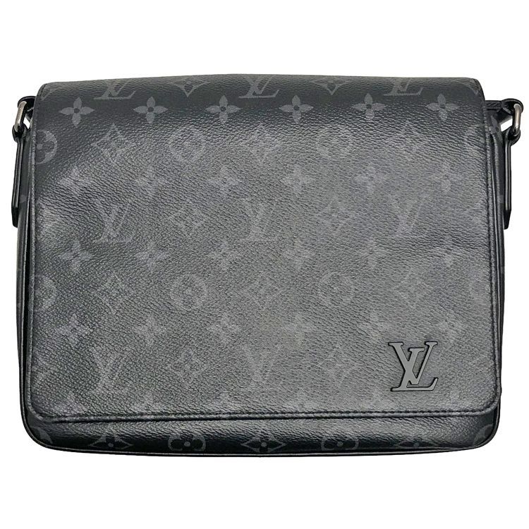 LOUIS VUITTON ルイヴィトン エクリプス ディストリクトPM NV3 M46255 ショルダー バッグ ボディ バッグ レザー ブラック メンズ