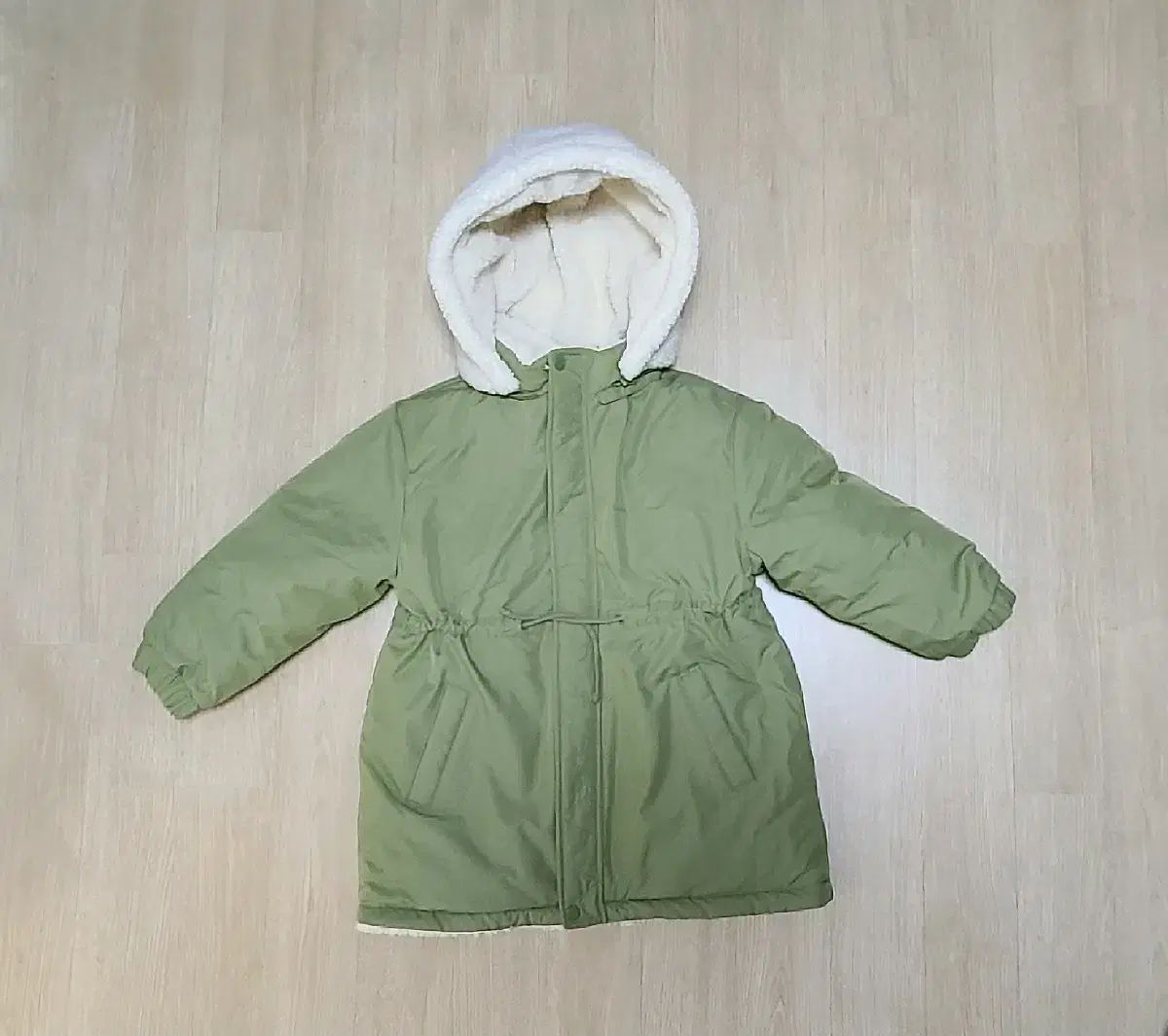 ミリバン 厚手 リバーシブル フリース ダウン アウター 140