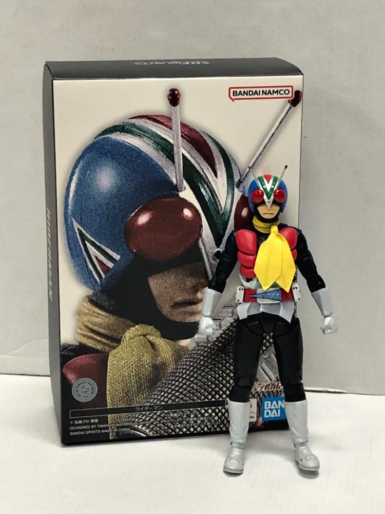 30. 開封 S.H.Figuarts ライダーマン 真骨彫製法 仮面ライダーV3 併売品 ▲