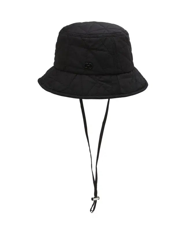 HAZZYS へジス ゴルフ キルティング バケットハット ブラック 58