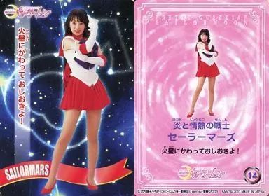 中古】コレクションカード(女性) 14：北川景子(セーラーマーズ