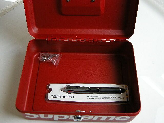 2017AW Supreme シュプリーム Lock Box ロックボックス 金庫 工具入れ 収納ボックス 箱 ケース 2017FW 17AW 17FW 秋冬 レッド 赤